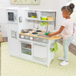 Play Kitchens^KidKraft Uptown White Play Kitchen