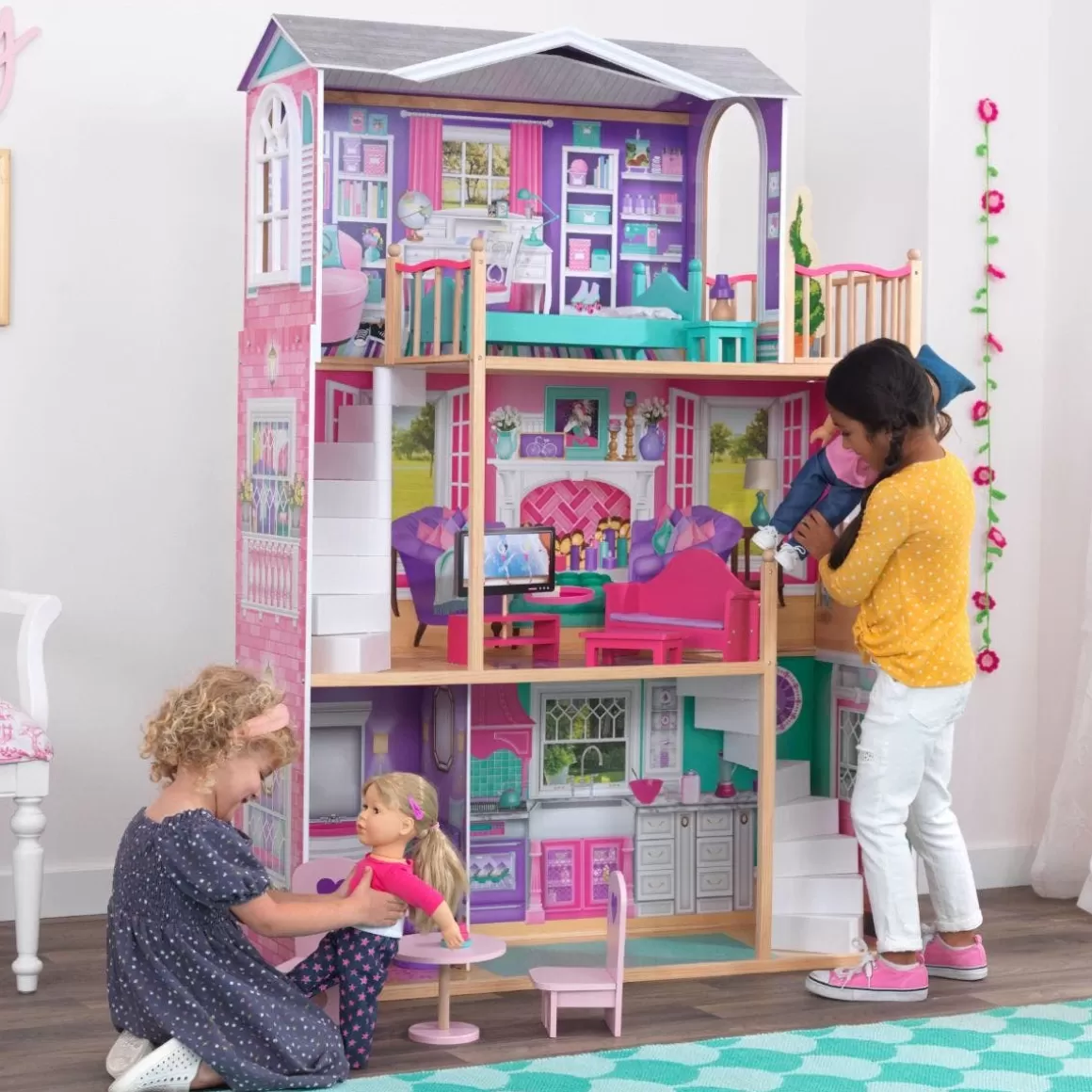 Outlet KidKraft 18-Inch Dollhouse Doll Manor