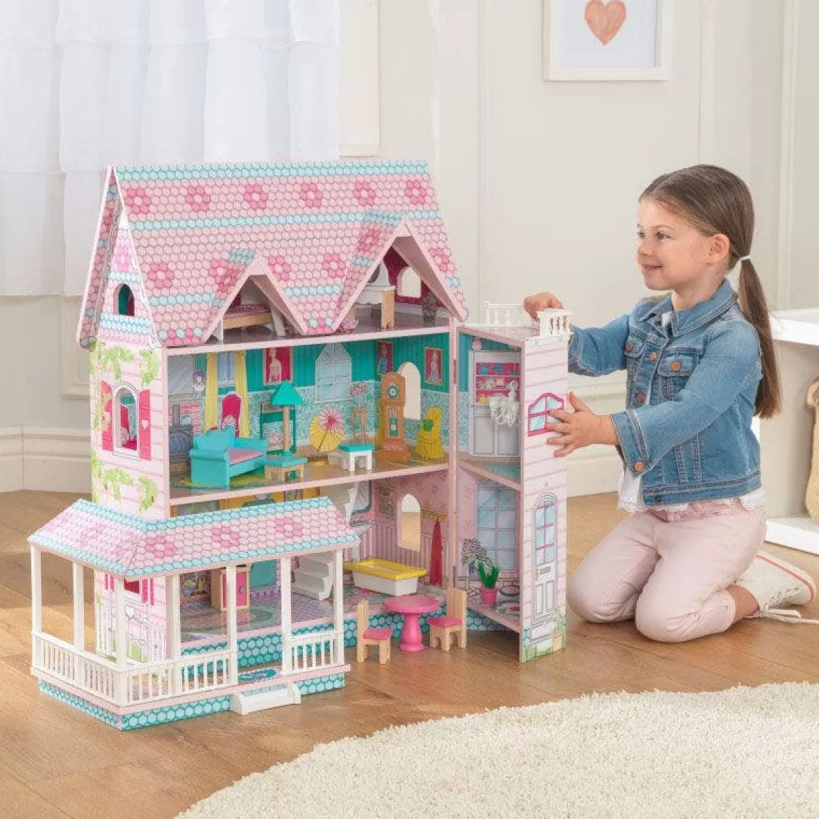 New KidKraft Abbey Manor Dollhouse