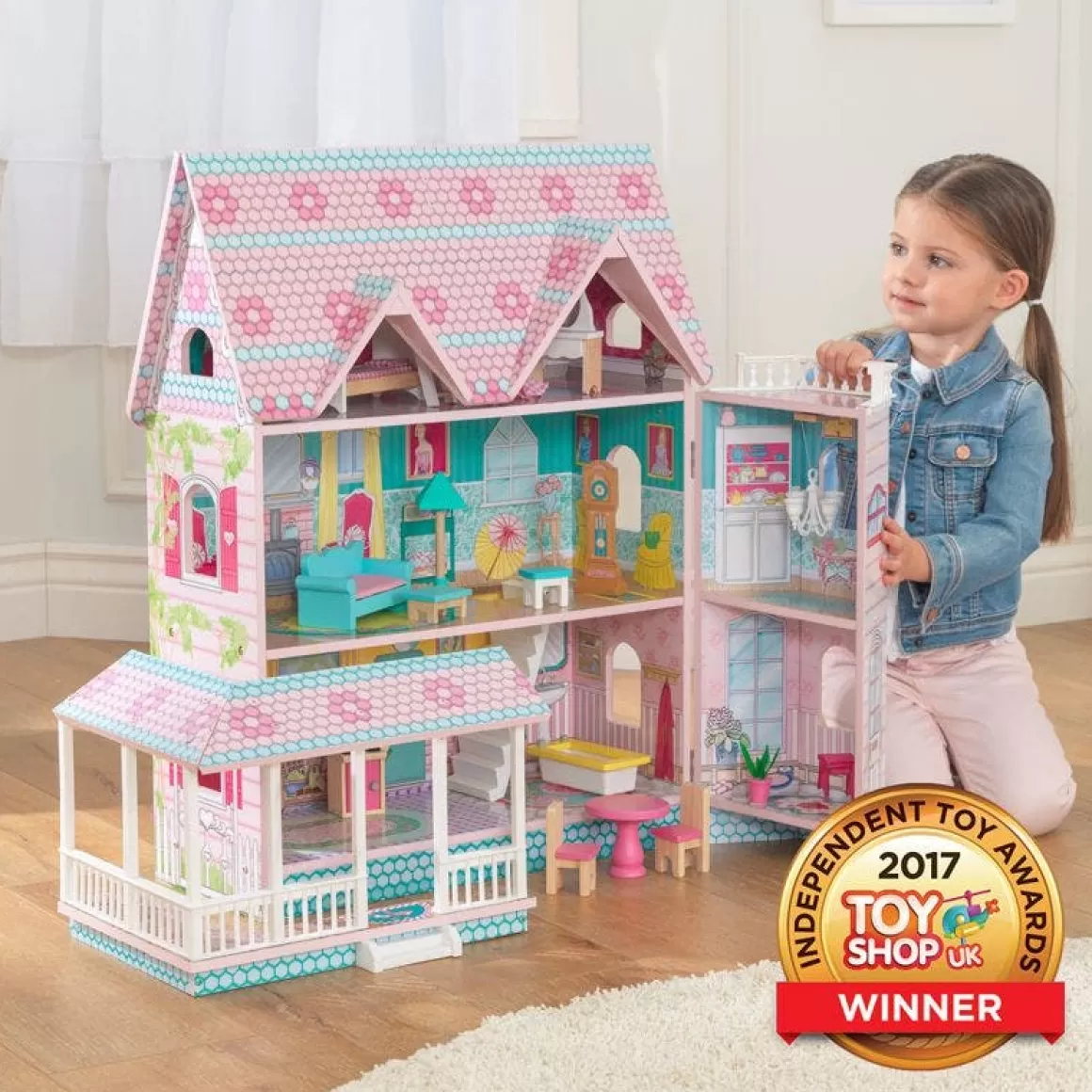 New KidKraft Abbey Manor Dollhouse