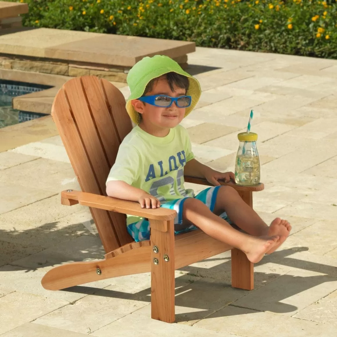 Store KidKraft Adirondack Chair - Honey