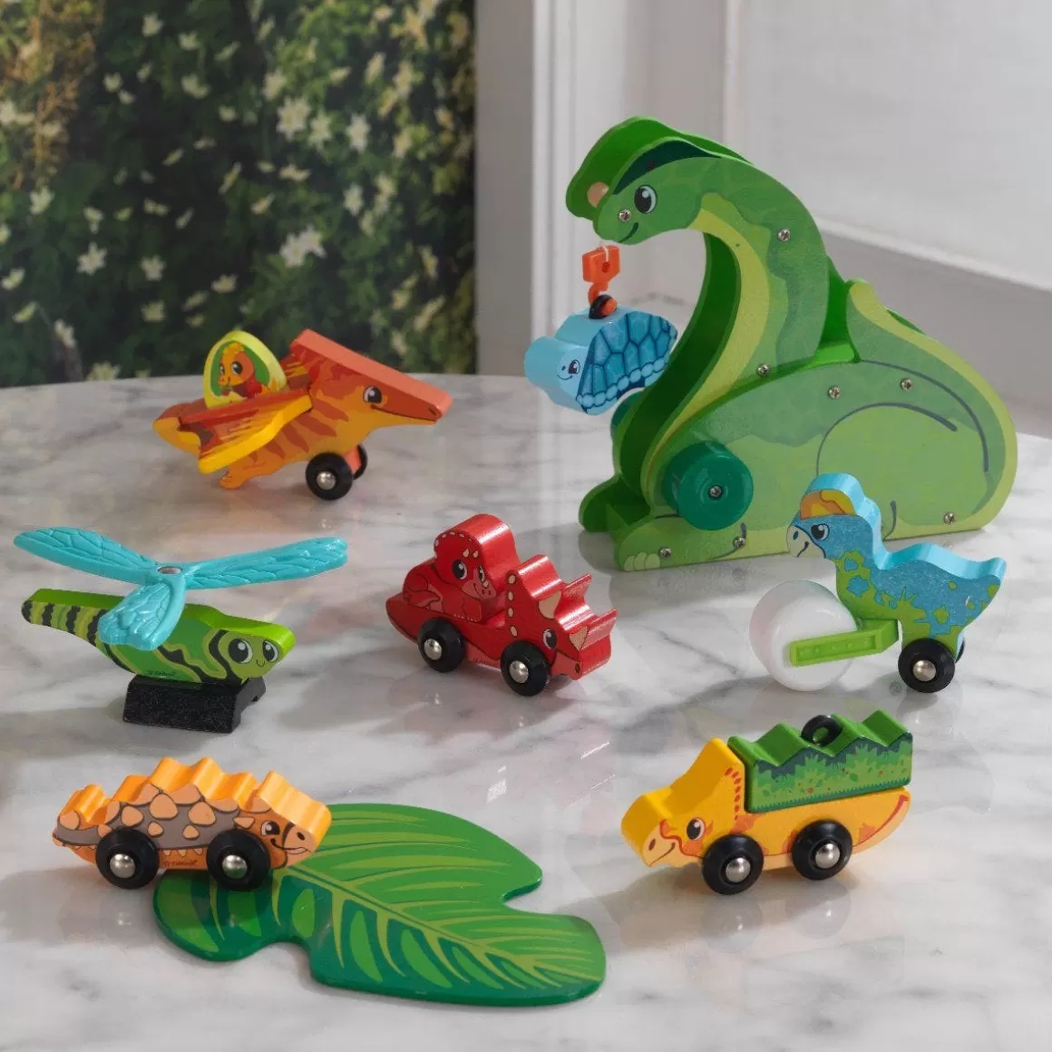 Store KidKraft Adventure Tracks™ Dino World: Prehistoric Pals Pack