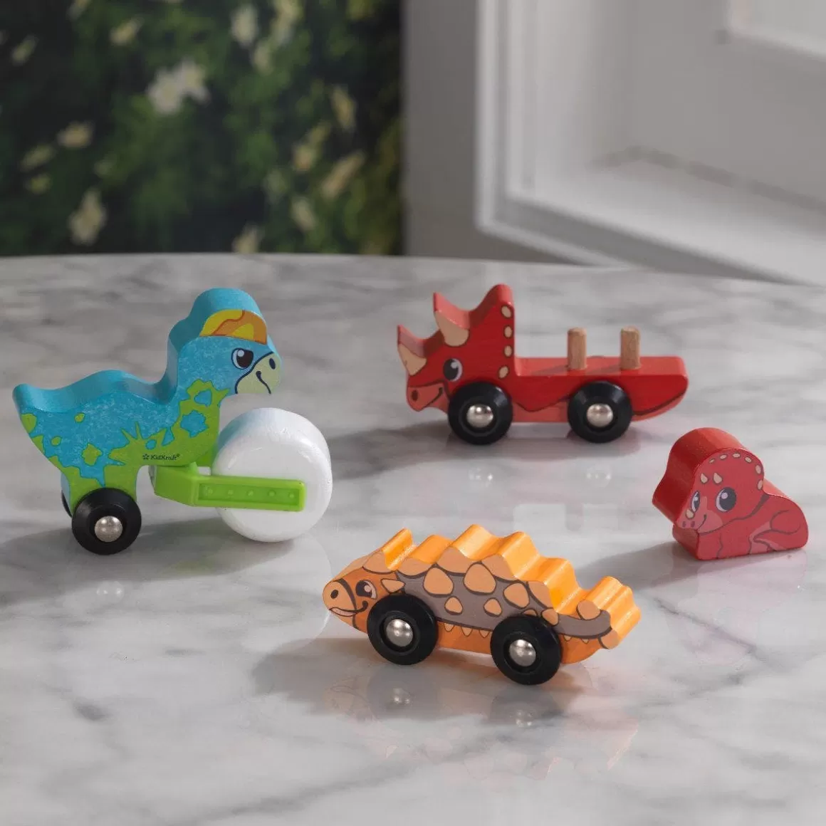 Clearance KidKraft Adventure Tracks™: Dino World Prehistoric Pals: Rollers