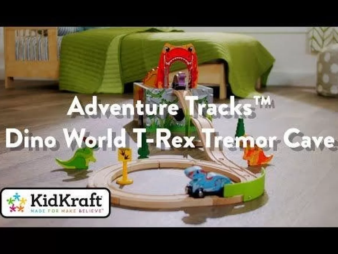 Cheap KidKraft Adventure Tracks™: Dino World T-Rex Tremor Cave