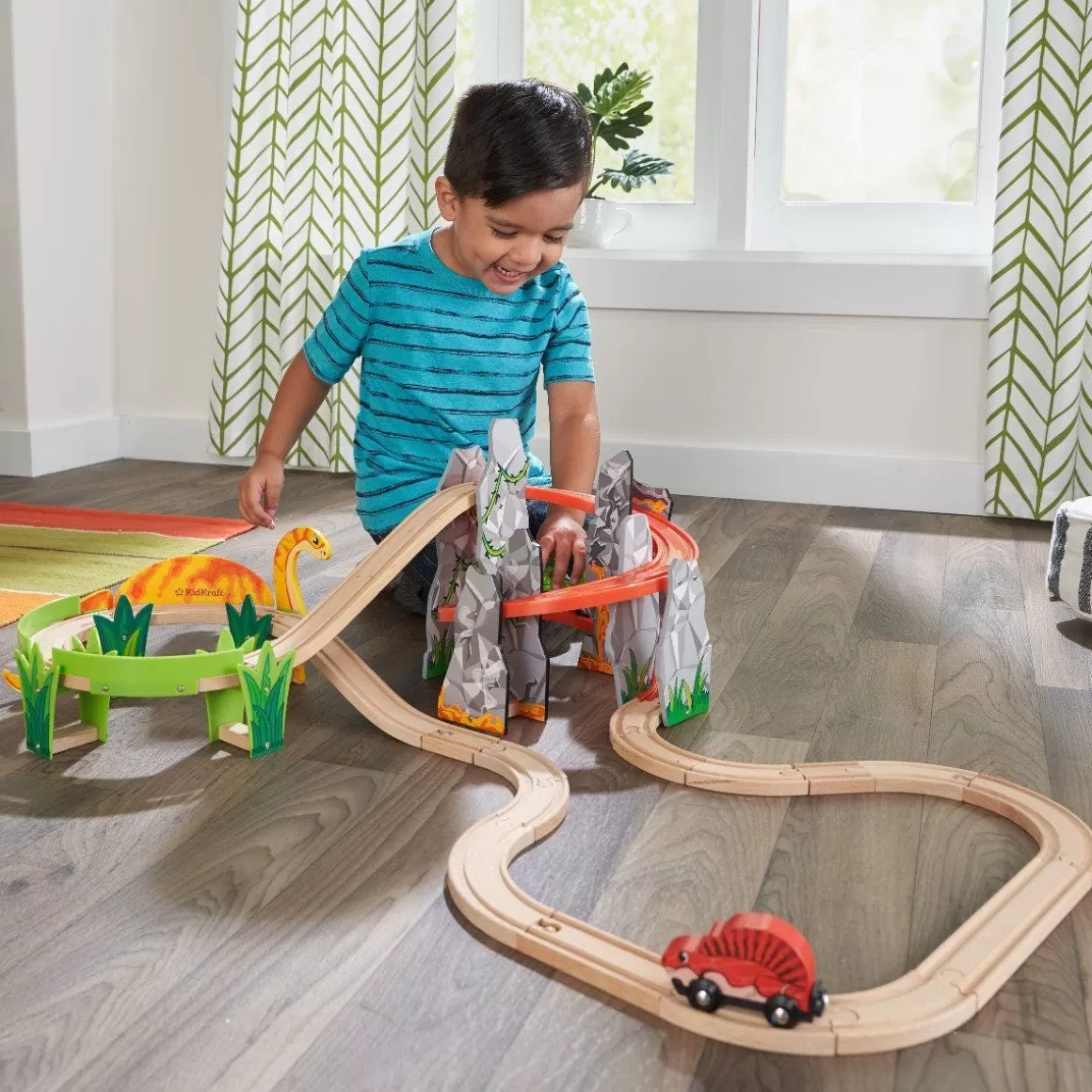 Shop KidKraft Adventure Tracks™: Dino World Volcano Escape