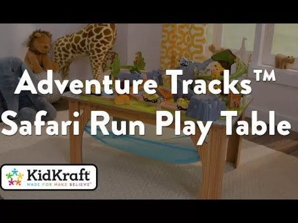 New KidKraft Adventure Tracks™ Safari Run Play Table