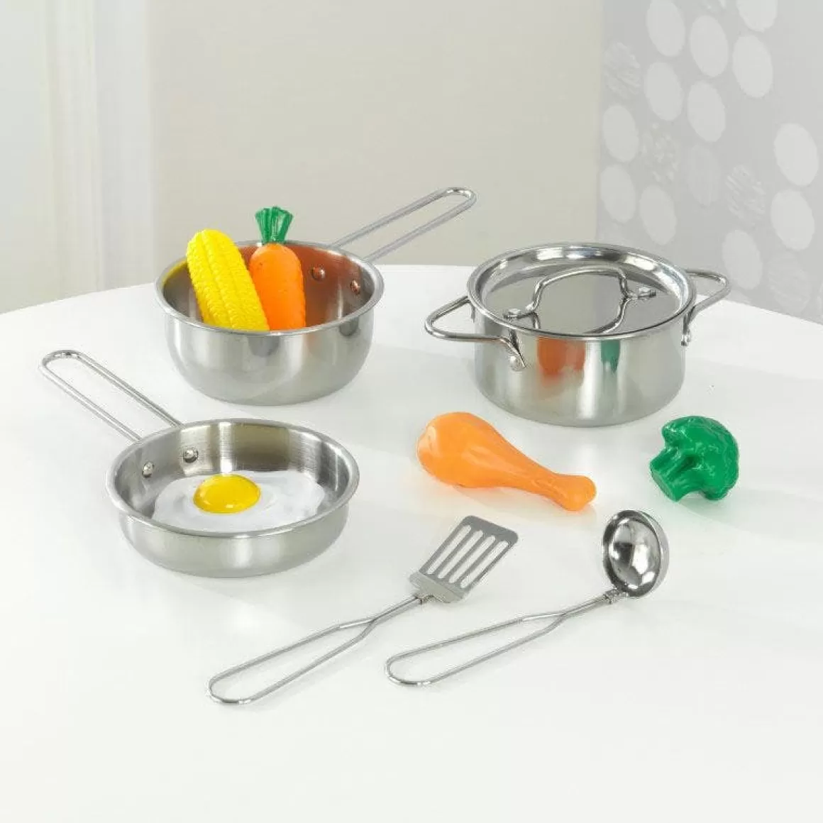 Online KidKraft Deluxe Cookware Set With Food