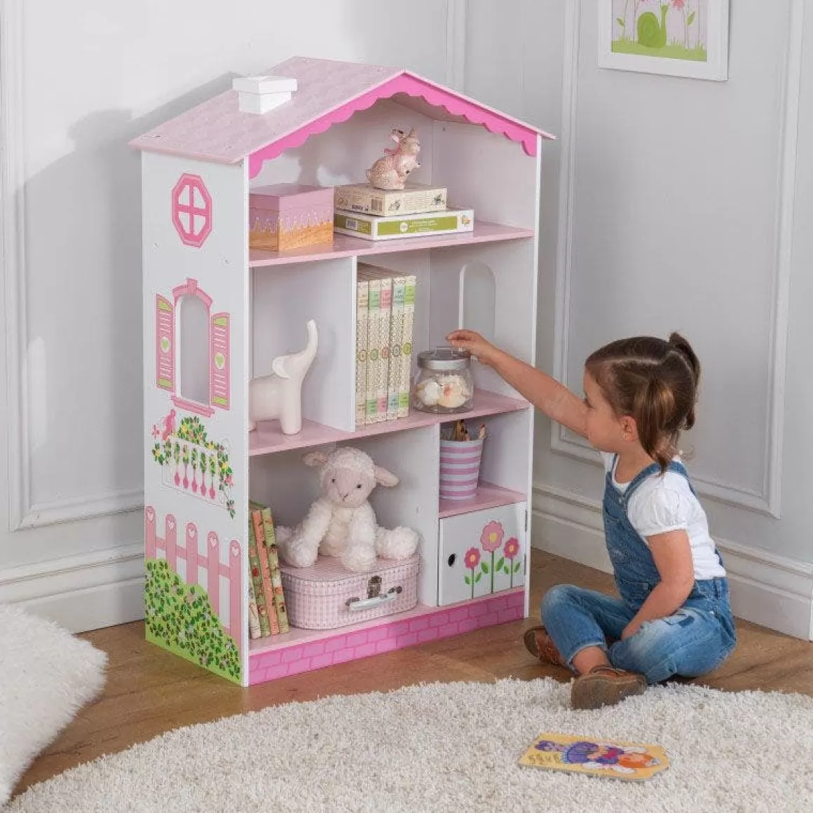 Online KidKraft Dollhouse Cottage Bookcase