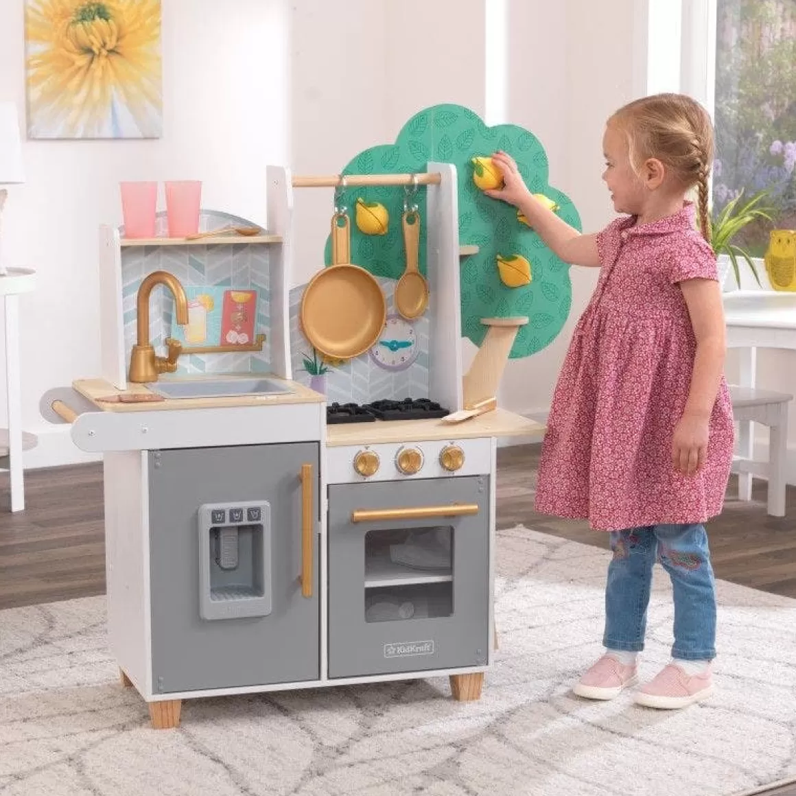 Best Sale KidKraft Happy Harvest Play Kitchen