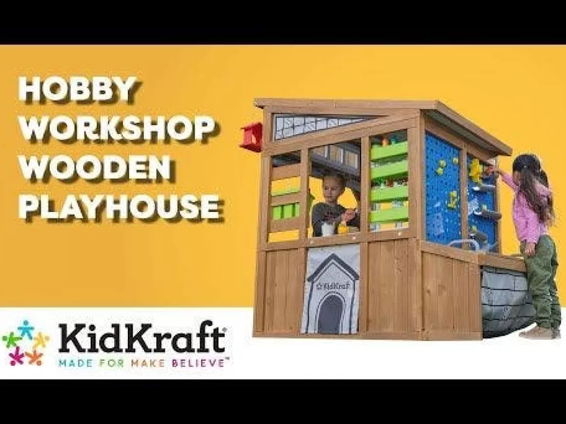 Shop KidKraft Hobby Workshop Wooden Playhouse