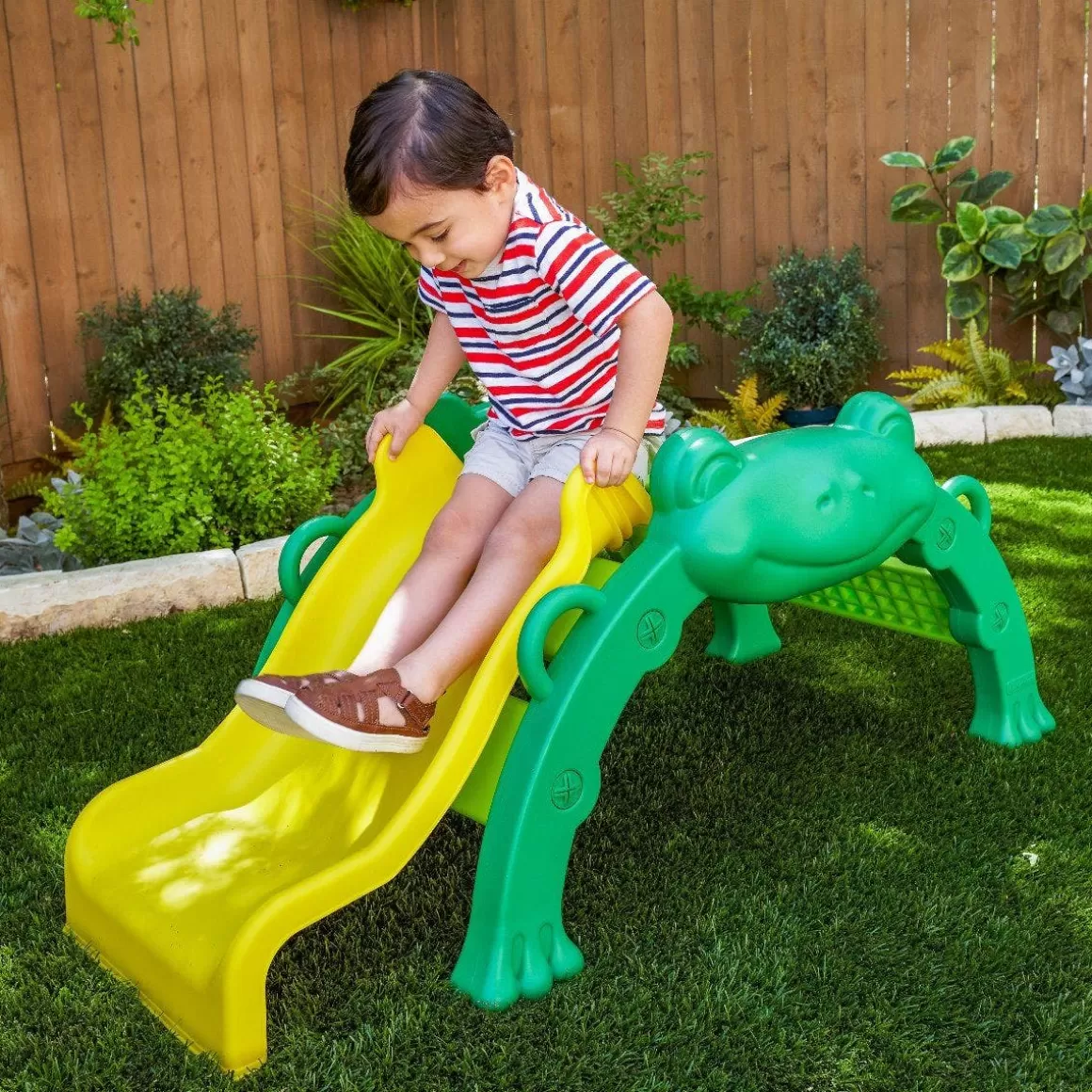 Clearance KidKraft Hop & Slide Frog Climber