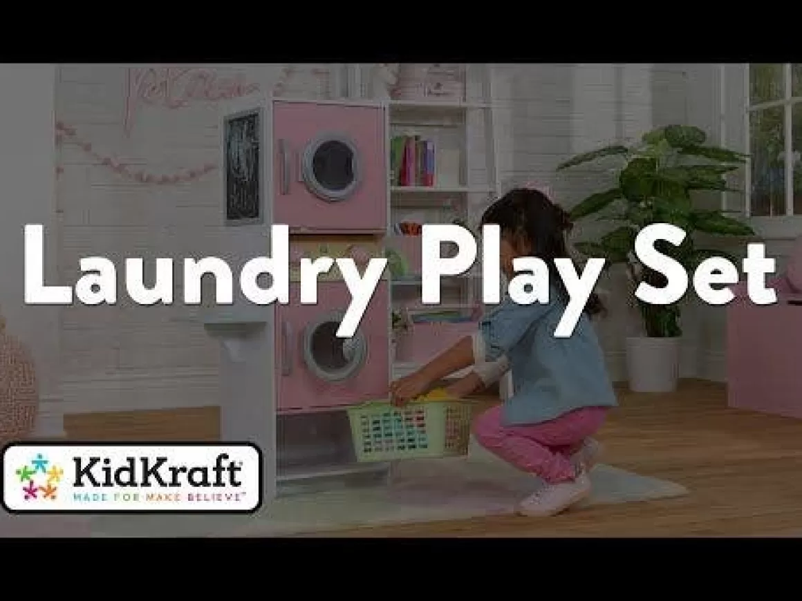 Clearance KidKraft Laundry Play Set - Pastel