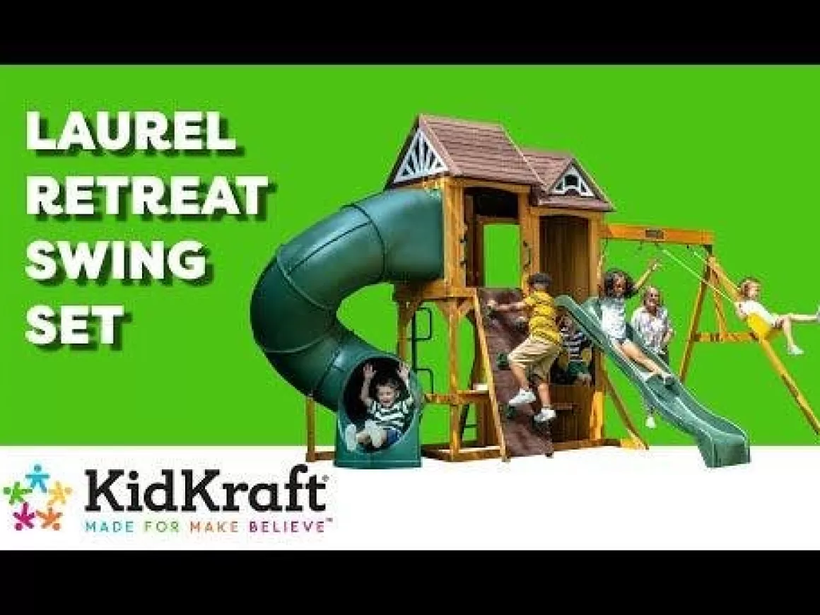 Cheap KidKraft Laurel Retreat Swing Set