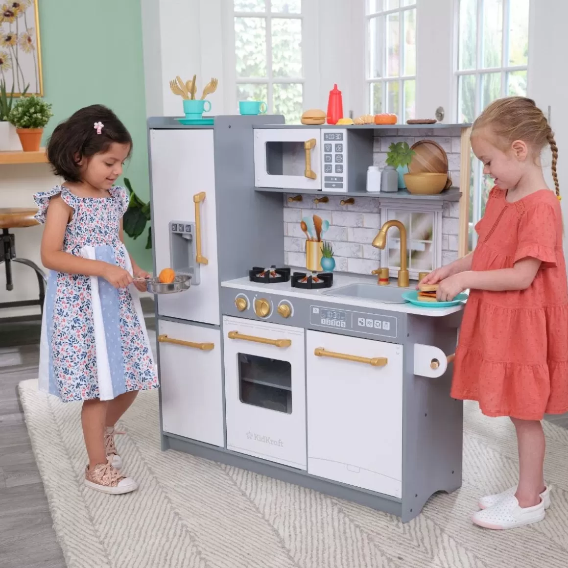 Cheap KidKraft Let's Make A Meal Play Kitchen With 36 Accessories