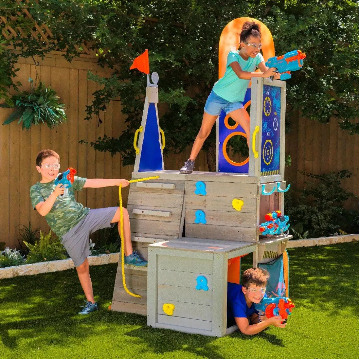 Sale KidKraft Nerf Scout Defense Post