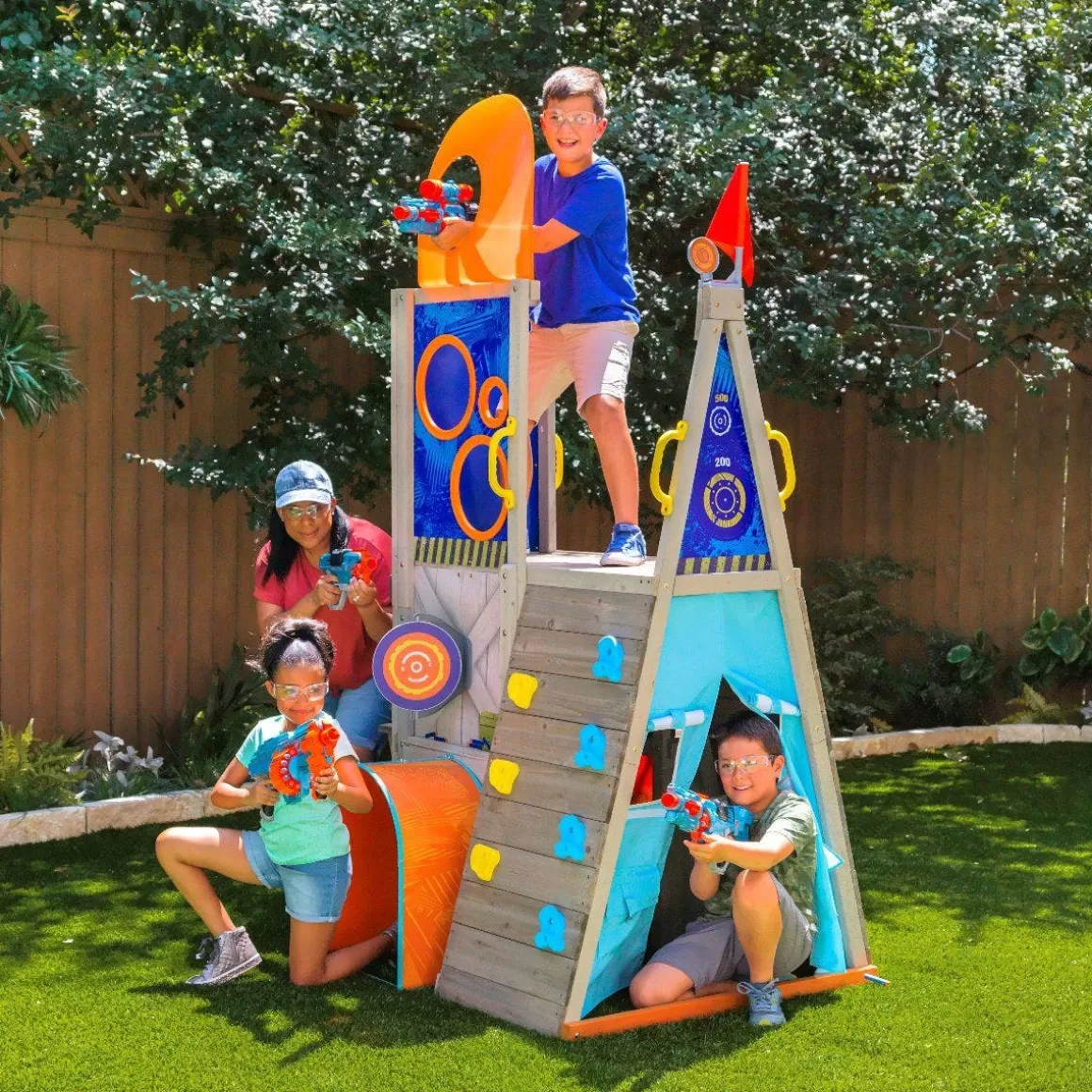 Sale KidKraft Nerf Scout Defense Post