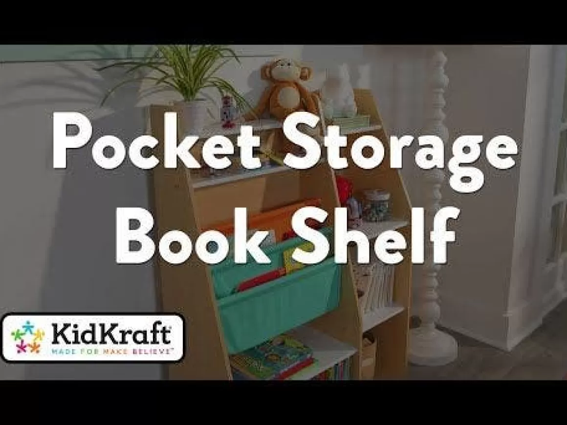 Online KidKraft Pocket Storage Bookshelf - Natural