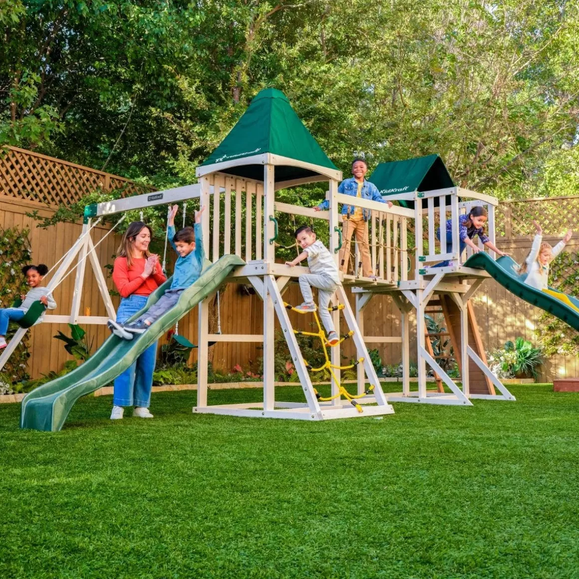 Sale KidKraft Titan Cliffs Swing Set