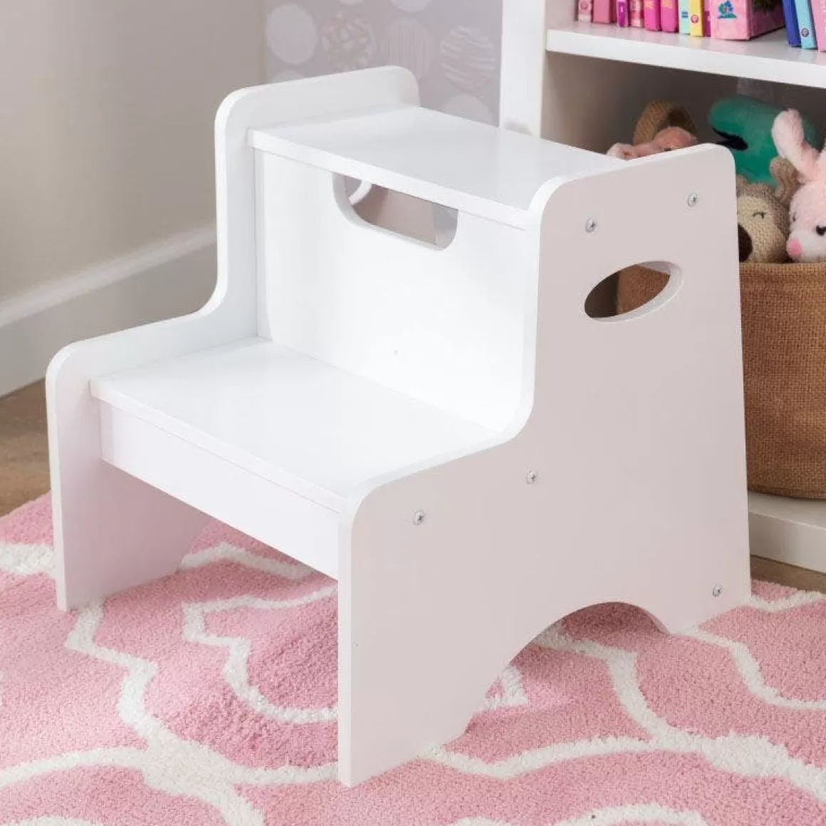 Cheap KidKraft Two Step Stool - White