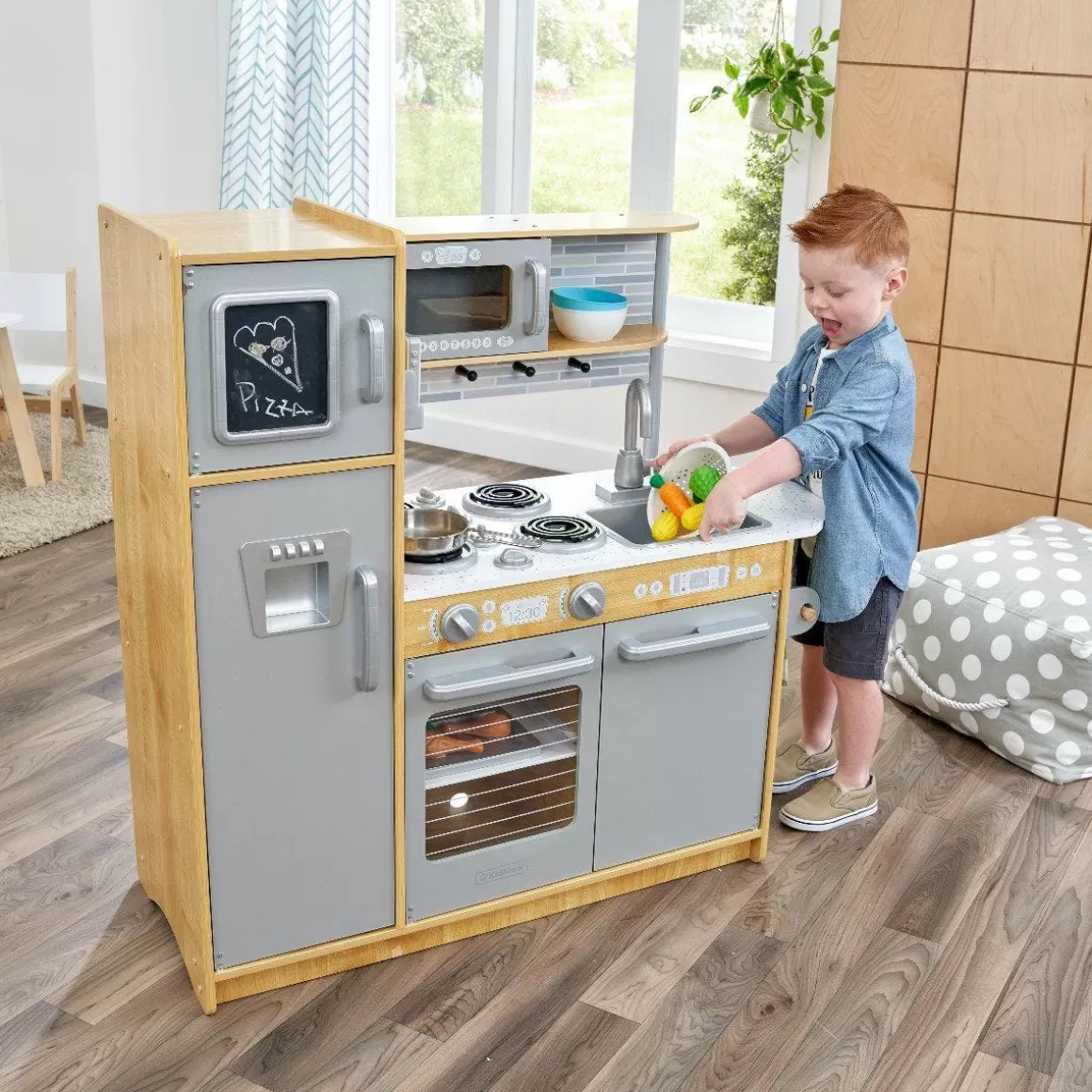 Online KidKraft Uptown Natural Play Kitchen