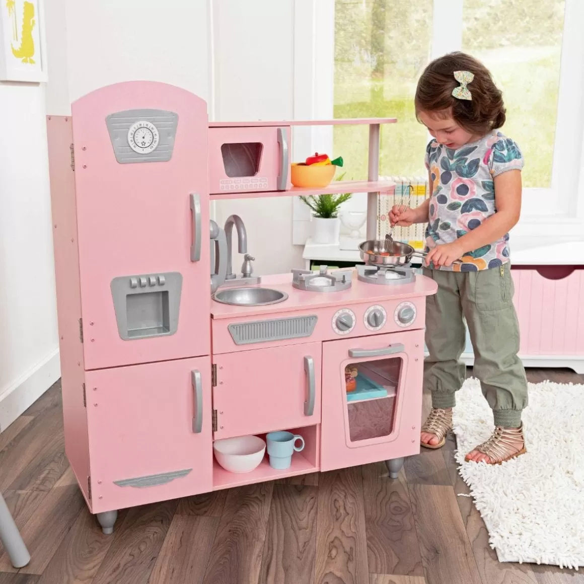 Discount KidKraft Vintage Play Kitchen - Pink